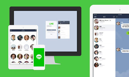 站著躺著都能LINE 《LINE for iPad》讓你在iPad上也能LINE LINE、LINE for iPad、App