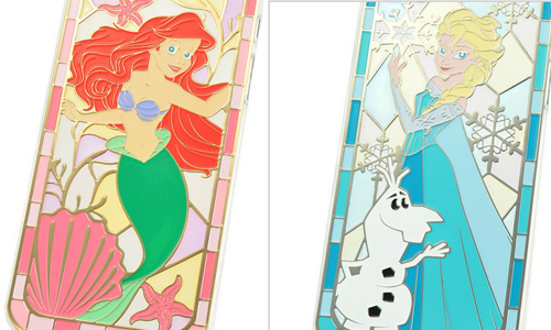 艾莎與雪寶一次擁有！迪士尼公主彩繪玻璃手機殼 迪士尼、可愛、優雅、小美人魚、手機殼