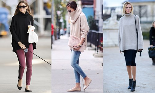 不要怕穿起來像大嬸！套頭毛衣5種搭配示範 套頭、高領、衛生衣、時尚、穿搭