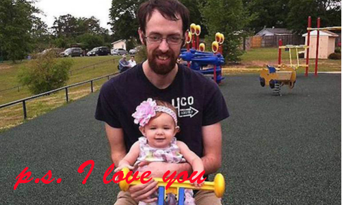 《P.S.我愛你》真實上演！病重男秘留30封信給妻小 電影、真實上演、 P.S.我愛你、感動、病重、不久人世、妻子、女兒、爸爸、過世、每年、親筆信、淚流滿面、想念