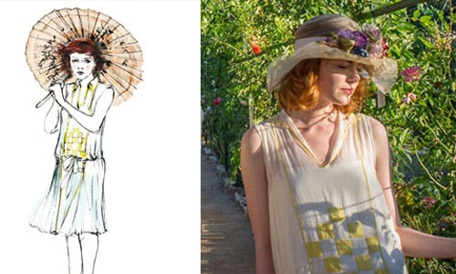 巧手打造俏麗女靈媒！《魔幻月光》戲服設計師手稿曝光 魔幻月光、戲服、Sonia Grande、設計師、艾瑪史東