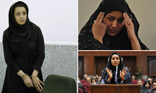 護貞潔殺死強暴犯　伊朗女大生抗議7年仍絞死 伊朗、女人、絞刑、血腥錢、以牙還牙