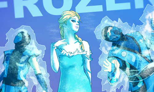 艾莎、千尋終於露出真面目了！地表上最無惡不作的崩壞插畫 Sylvain Sarrailh、Badass Fanarts、崩壞、插畫、艾莎、千尋、法國、藝術、皮卡丘、胡迪、迪士尼、夢工廠、