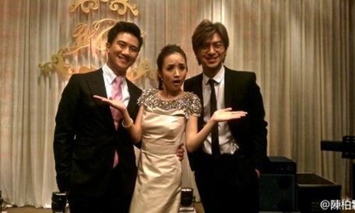 妞快報：「前男友」全到齊？林依晨甜蜜訂婚眾星雲集 妞快報、林依晨、訂婚、林于超、婚紗、喜餅、喜憨兒