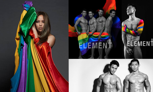 妞快報：全世界只有這群男人能讓她脫了！ 阿妹為愛裸拍畫報 妞快報、張惠妹、ELEMENT、挺同志、彩虹旗、裸男、帥哥、出櫃
