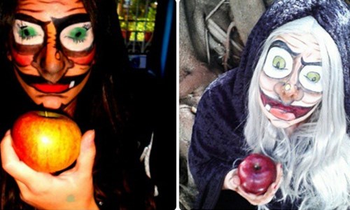 連巫婆鼻子上的疣都栩栩如生！迪士尼配角仿妝 迪士尼、配角、仿妝、巫婆、壞皇后、烏蘇拉、刀疤、辛巴、丁滿、澎澎、藝術