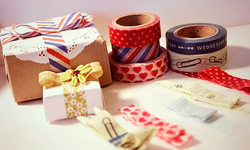 包裝達人就是你！萬用紙膠帶省小錢打造好禮物 紙膠帶、省錢、禮物、日本、包裝