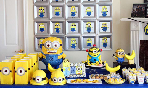 我們都愛黃色小小兵！可愛破表的主題派對提案 小小兵、神偷奶爸、派對、餐具、主題