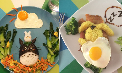 一日之初在於蛋！媽媽用愛心早餐翻玩荷包蛋 蛋、荷包蛋、香港、媽媽、愛心早餐