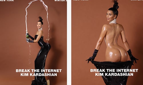 讓你見識到什麼叫「卡稱頂扣扣」 豐臀女星全裸引網路旋風 模因現象、Meme、惡搞、爆笑、金卡達夏