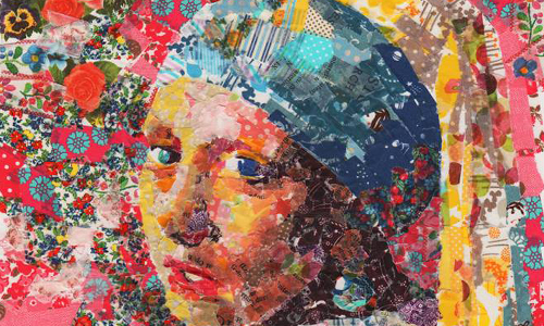 不是紙膠帶控看了也會嘖嘖稱奇！日本大學生超強拼貼繽紛名畫 Nasa Funahara、船原七紗、紙膠帶、拼貼、創作