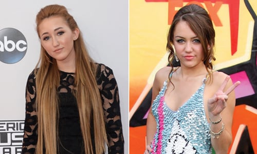 妞快報：清純孟漢娜重出江湖？麥莉親生妹原來長這樣…… 麥莉、Noah、親生姊妹、基因、全美音樂獎、孟漢娜、神似