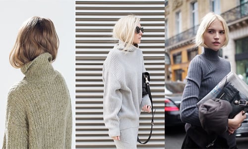 套上毛衣就換一種髮型！無需剪髮的鮑伯頭現正流行中 DIY、模特兒、麻豆、時尚、髮型