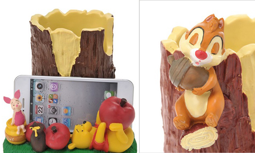 跟維尼去森林裡探險！當筆筒也可以的小熊維尼手機座 TSUM TSUM、奇奇蒂蒂、小熊維尼、迪士尼、可愛