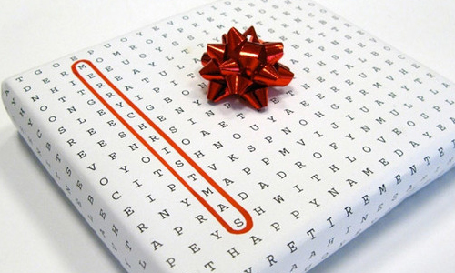 一紙抵萬字！拼字遊戲包裝紙讓你邊玩邊拆禮物 拼字遊戲、包裝紙、有趣、 Fabio Milito、Francesca Guidotti