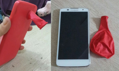 沒想到還能這樣用？教你如何用汽球自製手機套 氣球、手機、手機殼、手機套、保護套