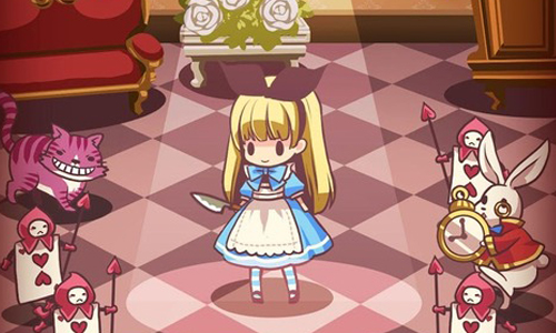 就算變成殺人狂也超可愛！愛麗絲殺人養成App《瘋狂國的愛麗絲》 瘋狂國的愛麗絲、狂気の国のアリス、手機、Google Play、Andriod、可愛、殘酷、殘忍、童話
