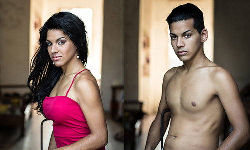 當女生比當男生還美！古巴變性人的男女變變變Before & After Before & After、古巴、攝影、Claudia Gonzalez、LGBT