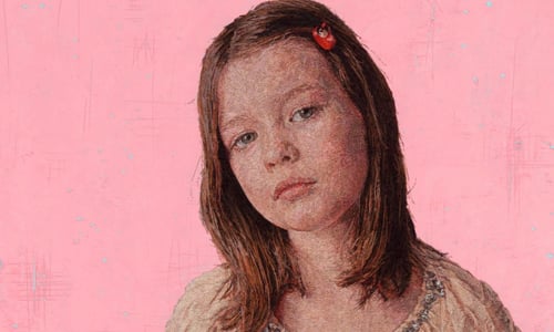 真人肖像的最強境界！刺繡刺出超逼真的寫實人物 Cayce Zavaglia、寫實、肖像、刺繡、畫