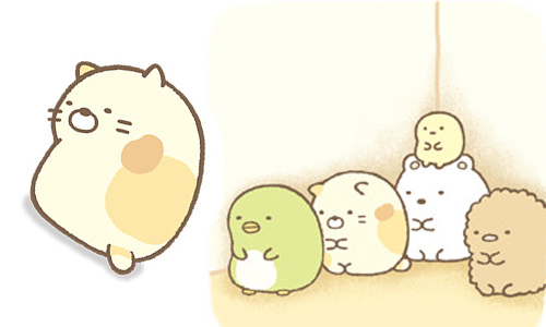 會動的角落生物貼圖來囉！一起把肥萌的角落生物抓進對話框 角落生物、貼圖、LINE、可愛、肥萌