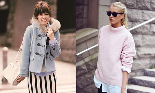 冬天別再全身黑！日本現在流行這3種馬卡龍色 日本、流行、穿搭、冬天、馬卡龍色