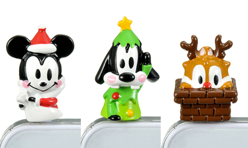 迪士尼寶寶趴在手機上！聖誕耳機塞暖心過佳節 迪士尼、手機週邊、耳機塞、防塵塞、可愛