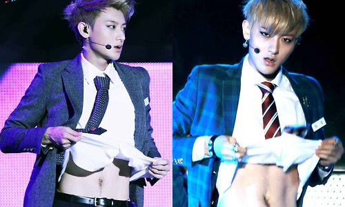 這就叫做賀爾蒙！6位韓星肚臍下的性感小祕密…… 肚毛、腹毛、毛髮、韓星、東方人、happy trail、性感、利特、燦盛、珉豪、李準、tao、chen