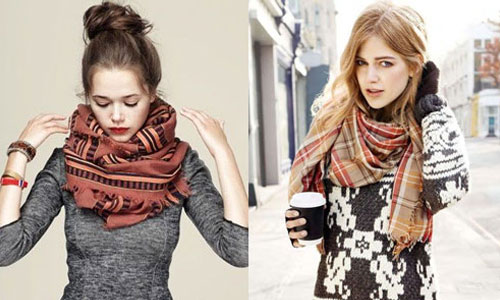 圍錯看起來更臃腫？4種臉型的圍巾材質與圍法建議 圍巾、保暖、穿搭、絲巾、圍法、修飾、圓臉、方臉、長臉