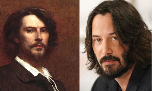 原來他們也是都教授！超離奇明星與百年前祖先撞臉圖 長生不老、撞臉、明星臉、古人、古代