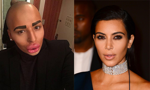 客倌啊評評理，這有像？英國男砸450萬整成金卡達夏 英國、男子、 Jordan James Parke、金卡達夏、迷