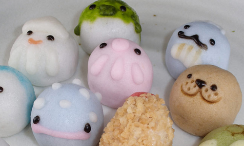 北極熊、企鵝和菓子好療癒！捨不得吃的海洋生物日式點心 浪越軒、和菓子、海洋生物、日本、名古屋、點心、章魚、企鵝、北極熊、海獅、海獺、河豚、可愛、萌、療癒