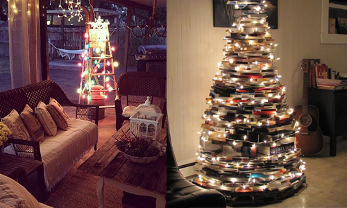 任何材料都能變出一棵聖誕樹！讓聖誕節更美好的10種DIY 聖誕樹、書、彩球、梯子、DIY