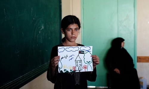 孩子們眼中的希望是什麼形狀？加薩孩子們手繪未來世界讓人鼻酸 加薩、戰亂、戰火、炮擊、未來、聯合國兒童基金會、兒童、孩子、小孩、藝術