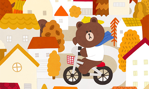 熊大、兔兔走進繪本了？LINE卡通人物童趣插畫集 LINE、art、熊大、雷納德、兔兔、青蛙、康妮、Makitoy、插畫、藝術、APP、 ART OF LINE、夢幻、少女、療癒、冬天、藝術