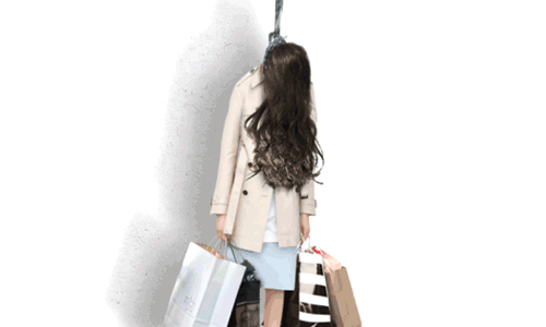 購物狂的下場是...？諷刺過度浪費資源、社會不公的創意動圖 Milos Rajkovic、動圖、gif、諷刺、時事