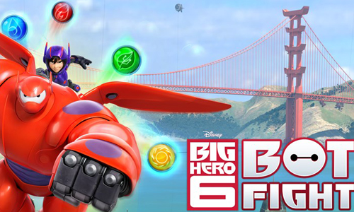 想跟杯麵出征嗎？《大英雄天團》轉珠App《Big Hero 6 Bot Fight》 Baymax、大英雄天團、Big Hero 6 Bot Fight、big hero 6、app