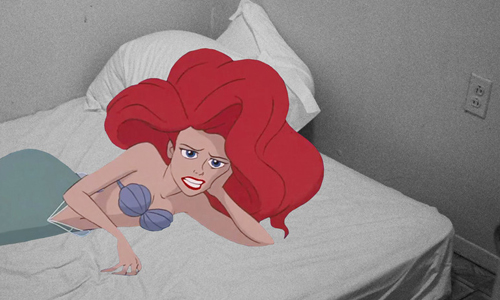 公主為什麼不能耍特權？當迪士尼角色來到現代生活... Harry McNally、迪士尼、公主、愛麗兒、藝術