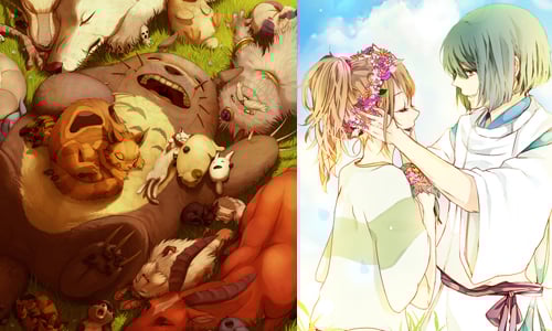 霍爾變成琪琪的魔法老師？！吉卜力動畫角色未來大預測 宮崎駿、吉卜力、後日談、霍爾、霍爾的移動城堡、fan art、動畫、神隱少女、魔法公主、波妞