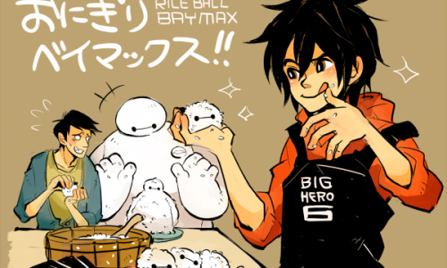 《大英雄天團》角色下戲後都在幹嘛？杯麵亂入迪士尼插畫 大英雄天團、fan art、二創、插畫、衍生