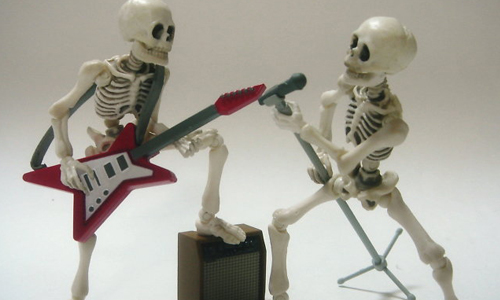 骷髏界也瘋壁咚？！可愛骨頭人超逗趣日常 日本、玩具、骨頭人、Pose Skeleton、 re-ment