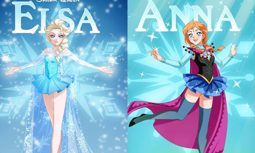 快代替月亮懲罰我吧！迪士尼公主變身性感美少女戰士 Drachea Rannak、美少女戰士、迪士尼公主、短裙、絕對領域、艾莎、貝兒、動感、水手服、安娜、溫蒂、愛麗絲、fan art、二次元、藝術