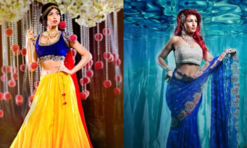 迪士尼公主超適合嫁到印度！9位公主的華麗印度婚紗 Photography、攝影、Amrit Grewal、印度、婚紗