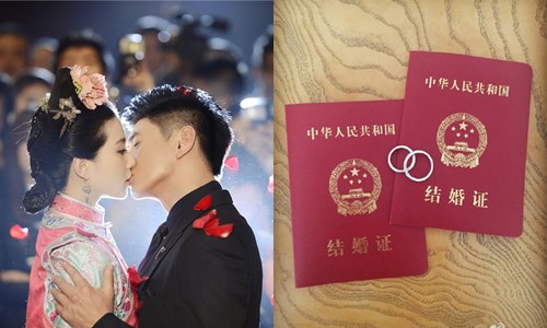 妞快報：四爺若曦終成眷屬！吳奇隆微博驚喜曬婚戒、結婚證 妞快報、四爺、若曦、吳奇隆、劉詩詩、婚戒、結婚證、結婚、步步驚心