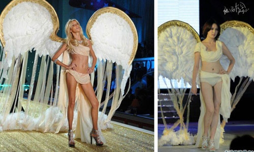 維密天使也有山寨版？強國大學生抄襲VS內衣秀 Victoria's Secret、VS、維密、中國、抄襲