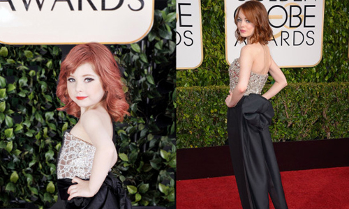 星光大道變「小」條了！萌小孩重現金球獎紅毯現場 Tricia Messeroux、Toddlewood、金球獎、紅毯、星光大道