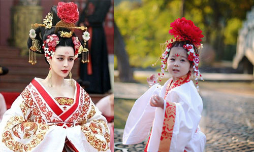 娘娘縮小啦！最萌武媚娘小貝殼駕到 武媚娘、武媚娘傳奇、小貝殼、微博、Cosplay、扮裝、萌、可愛、小女孩