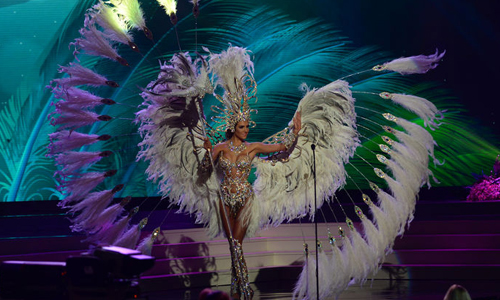 到底在選美還是舉重？ 2015環球小姐20套超誇張禮服曝光 環球小姐、環姐、2015、選美、禮服