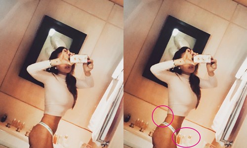 妞快報：保養品都歪了！琳賽蘿涵腰瘦修圖被抓包 妞快報、琳賽蘿涵、修圖、抓包