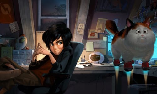 最初的阿廣也太帥！《大英雄天團》釋出初期概念圖 大英雄天團、big hero 6、杯麵、阿廣、濱田廣