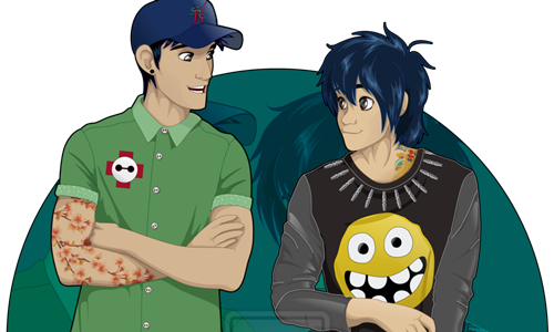 《大英雄天團》哥哥刺青帥爆！迪士尼配角也超認真上學去囉 迪士尼、大英雄天團、配角、Rubén、Hyung86